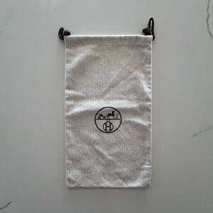 Hermès Dust Bag Dusty Protection Pouch with Drawstring - Hermes Dustbag ~8.5x15”